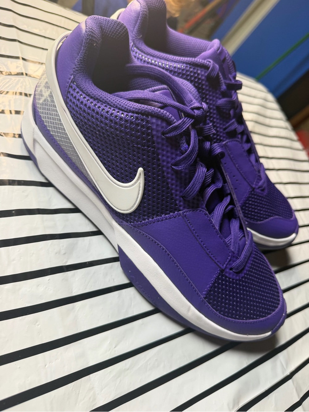 Nike Ja 1 TB Promo Basketball Shoes “Court Purple”Men’s Size 10